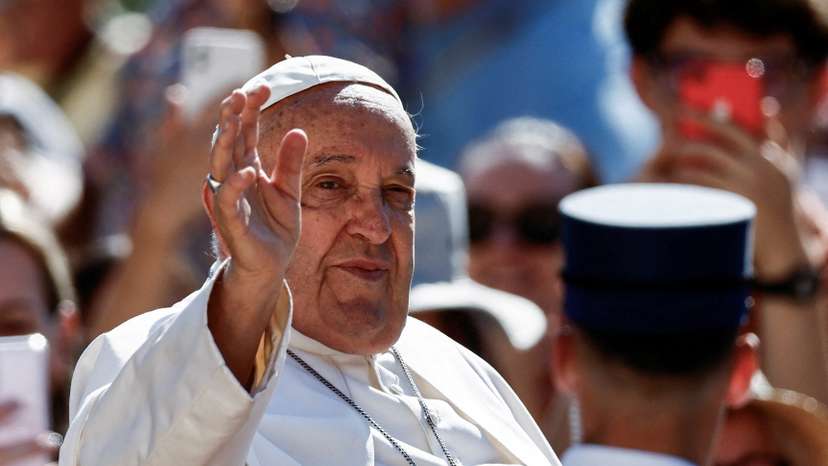 FILE PHOTO: Pope Francis holds weekly general audience at the Vatican