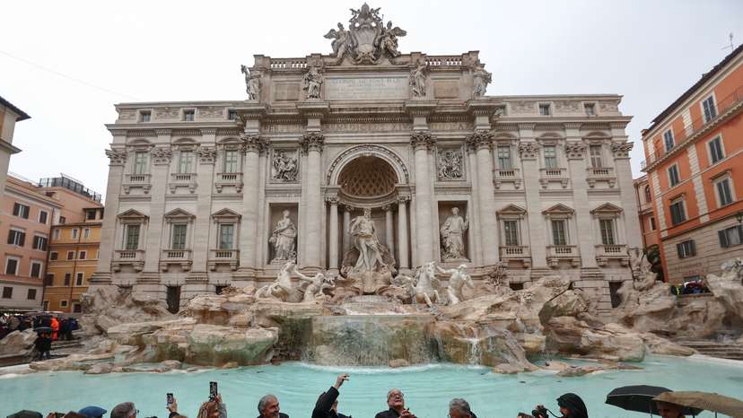 Rome's Trevi Fountain reopens to the public after maintenance work