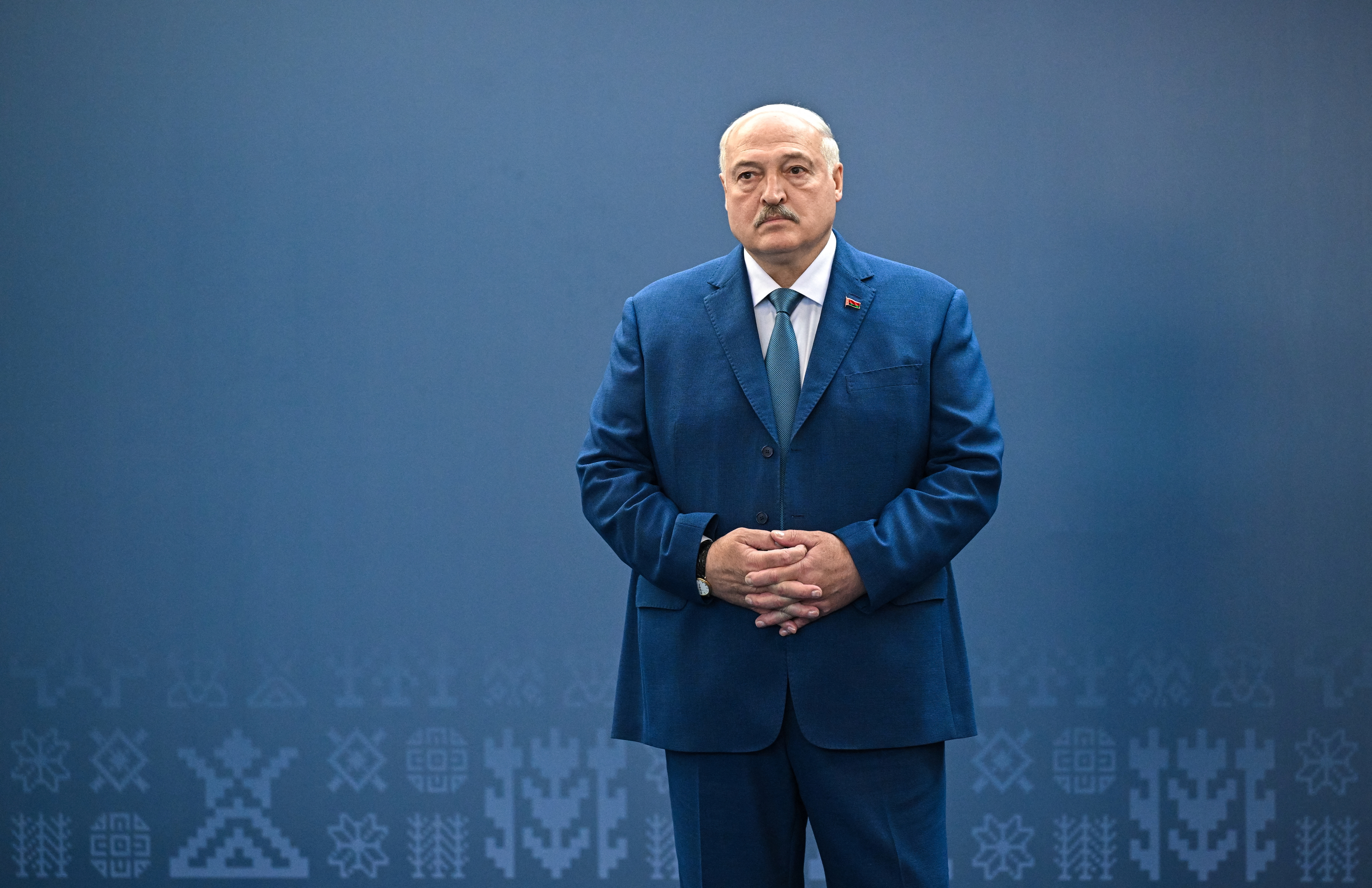 Belarusian President Alexander Lukashenko attends the Eurasian Economic Forum in Minsk