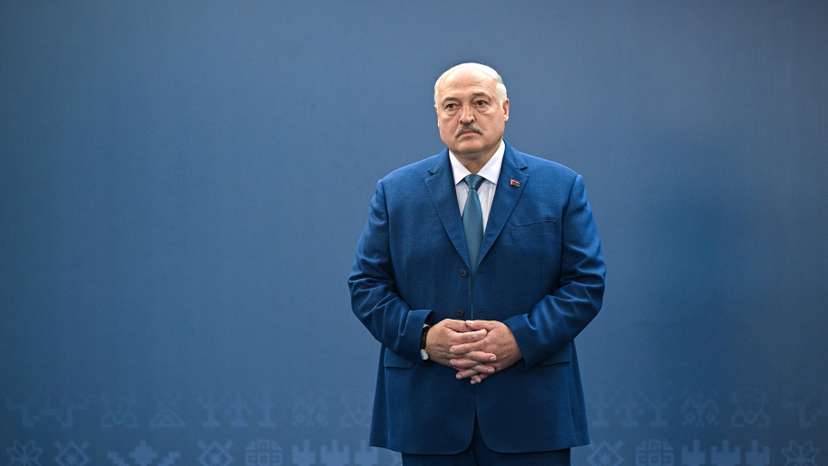 Belarusian President Alexander Lukashenko attends the Eurasian Economic Forum in Minsk