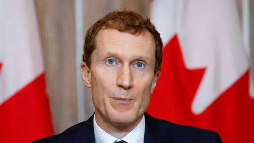 FILE PHOTO: Minister of Crown-Indigenous Relations Marc Miller speaks at a news conference in Ottawa