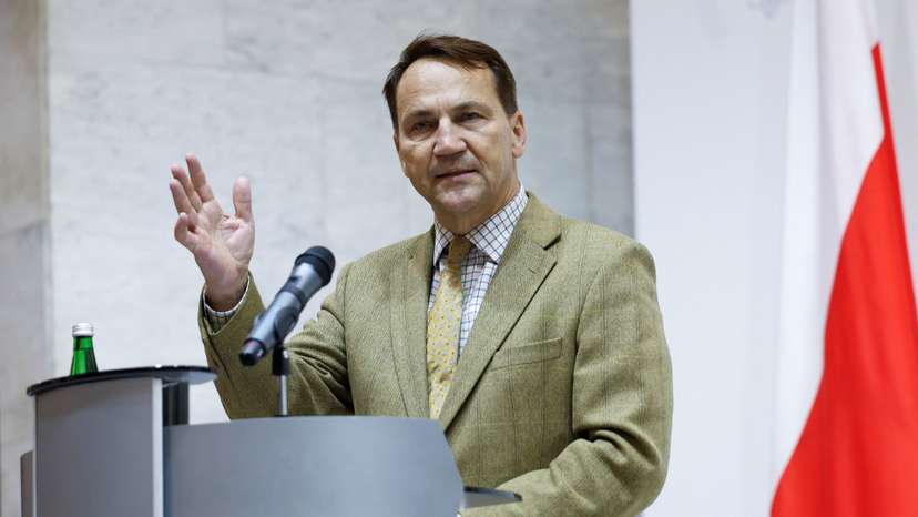 Poland's Foreign Minister Sikorski visits Kyiv
