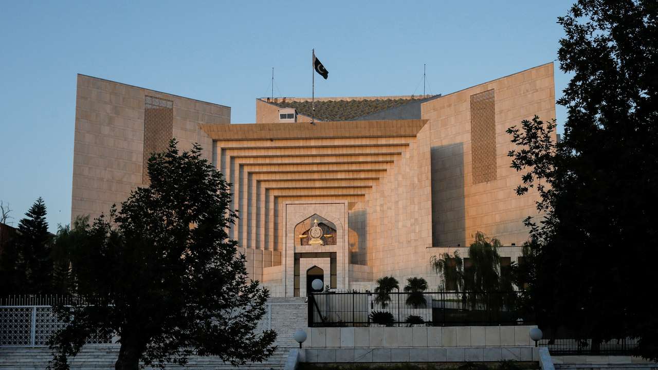 View of the Supreme Court of Pakistan building in Islamabad