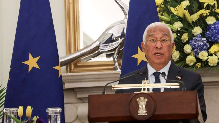 European Commission President von der Leyen and European Council President Costa visit India