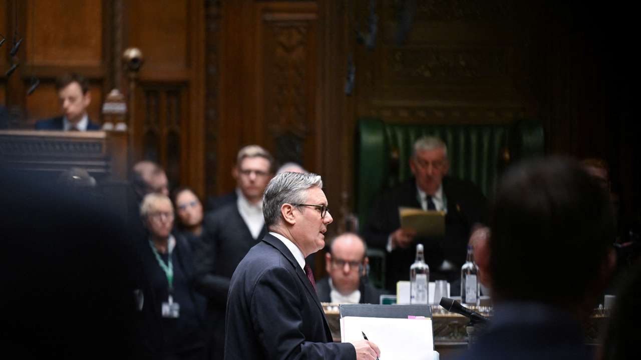 Prime Minister's Questions at the House of Commons in London