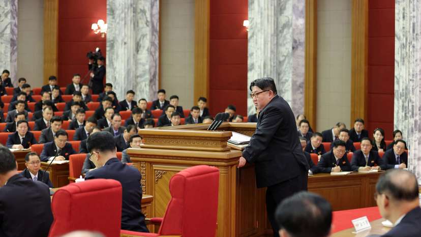 19th expanded political bureau meeting of the 8th Central Committee of the Workers' Party of Korea, in Pyongyang