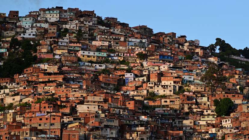 FILE PHOTO: View of Los Eucaliptos neighborhood in Caracas