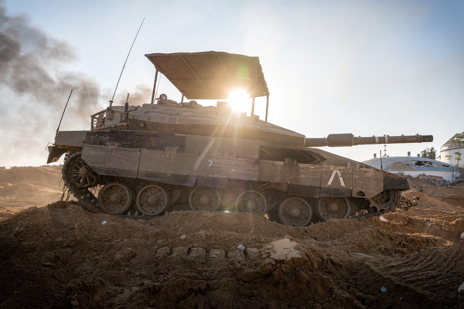 Israeli soldiers operate in Gaza Strip