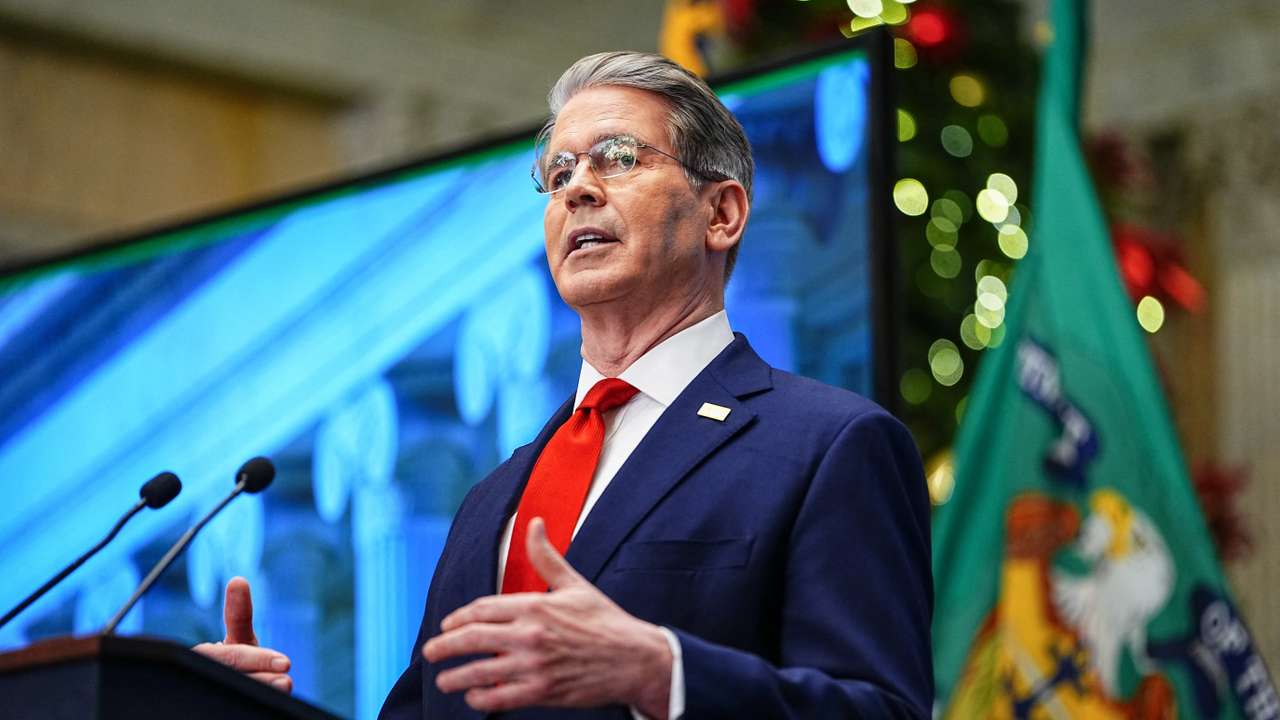 Press conference to unveil Trump Accounts website, at Treasury Department, in Washington, D.C.