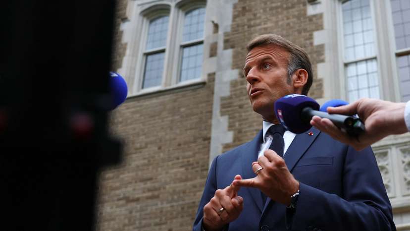 French President Emmanuel Macron visits Washington