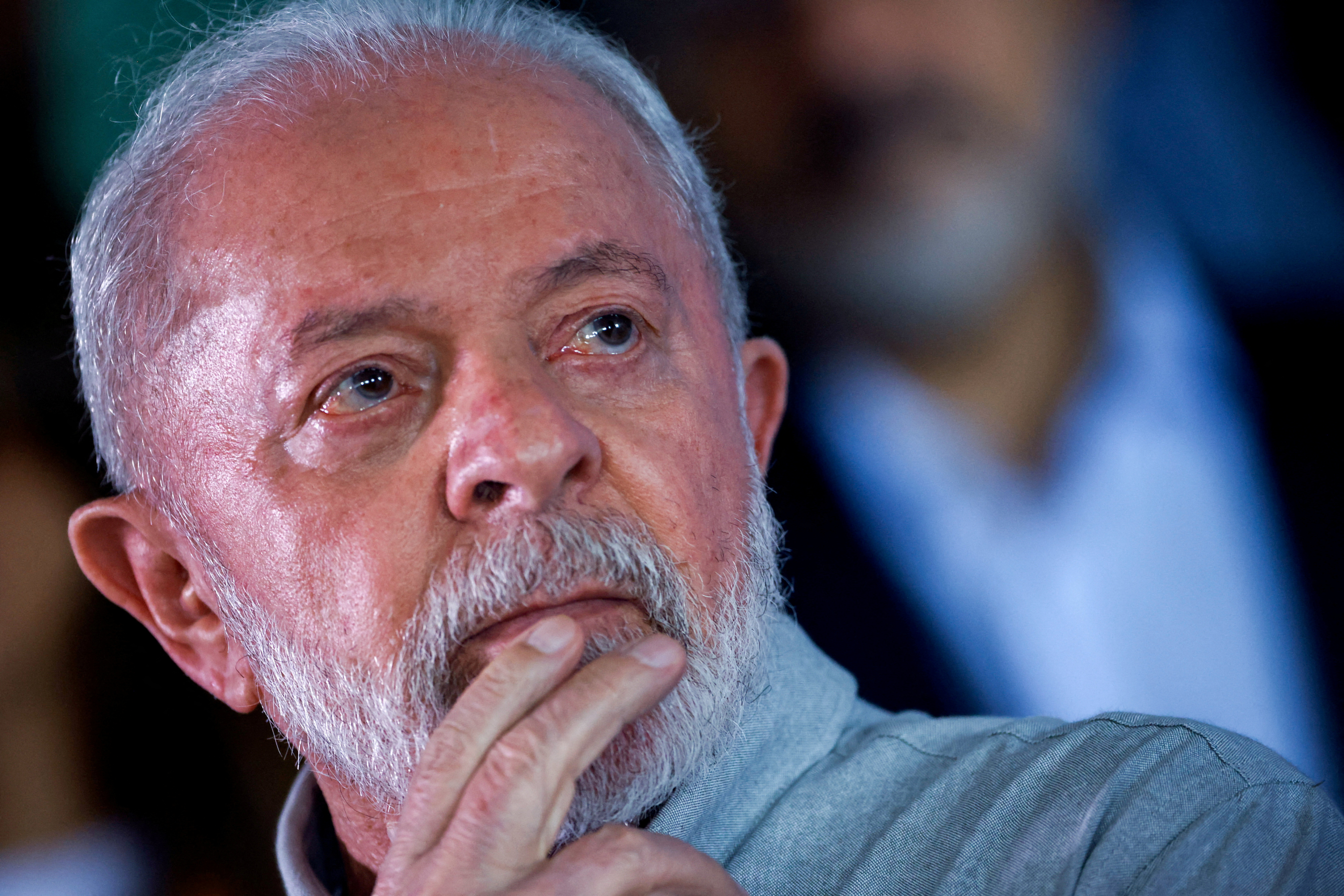 FILE PHOTO: Brazil's President Luiz Inacio Lula da Silva attends a press conference in Brasilia