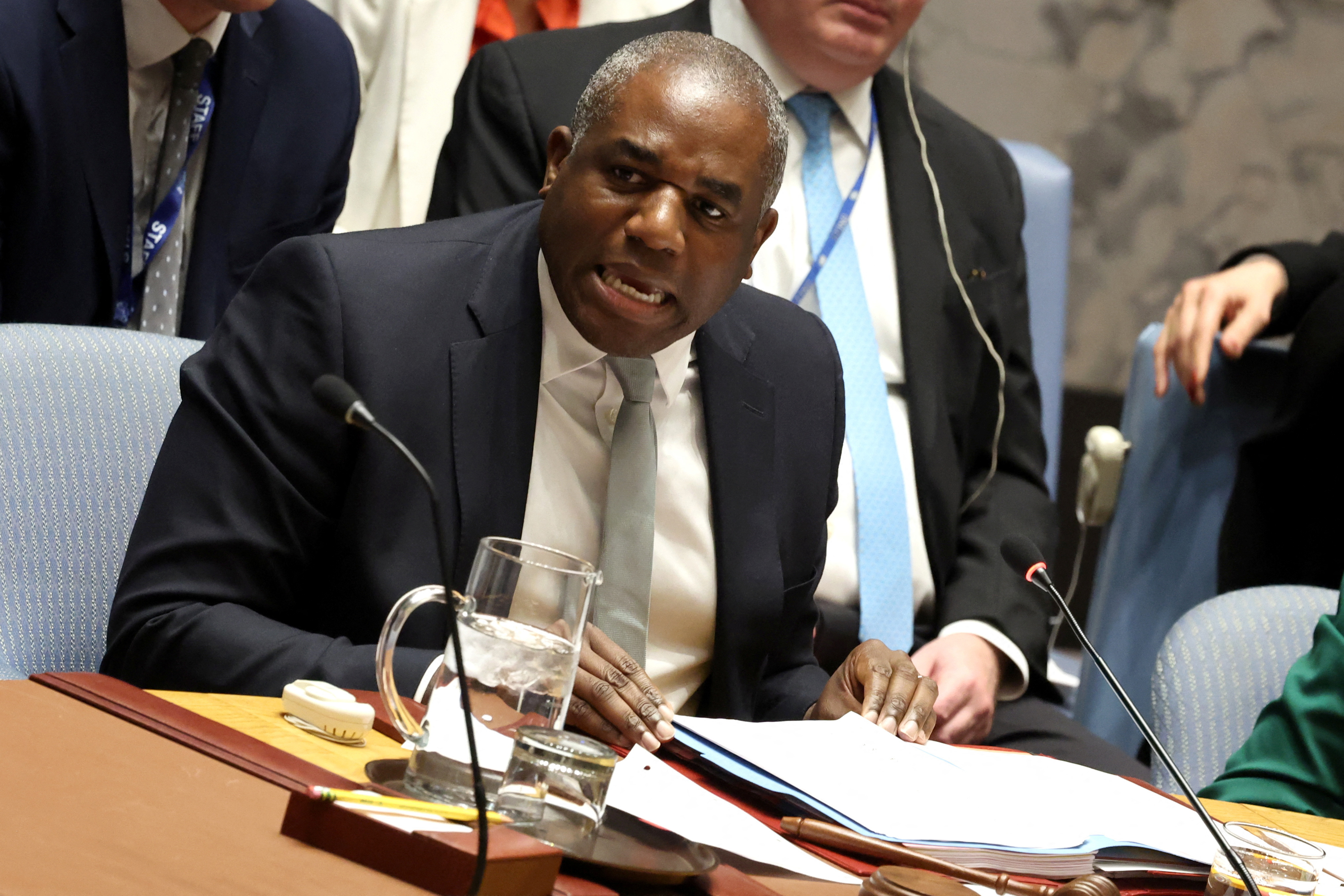 United Nations Security Council meeting on Sudan at the U.N. headquarters in New York