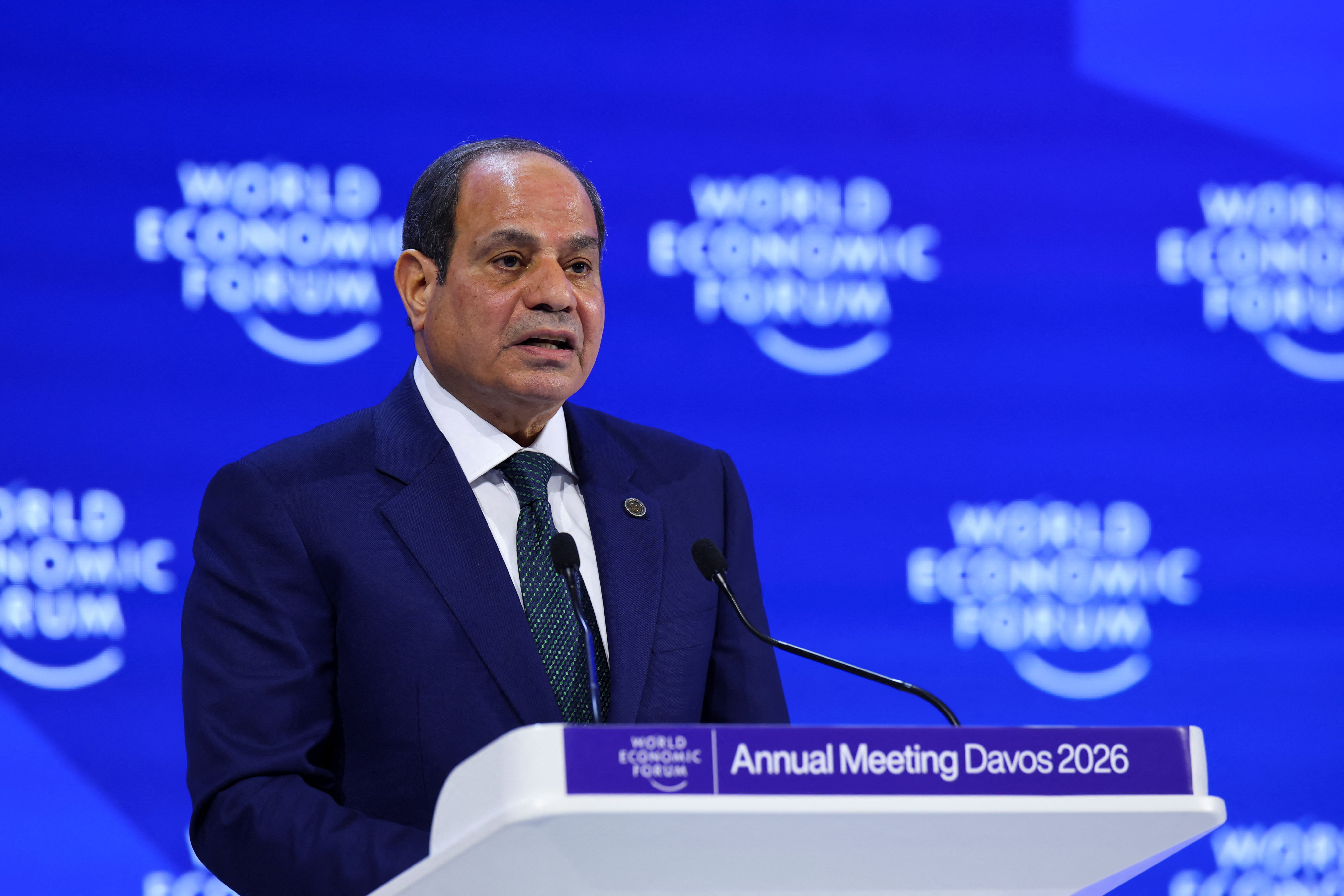 Egypt backs next phase of Gaza ceasefire plan at World Economic Forum in Davos