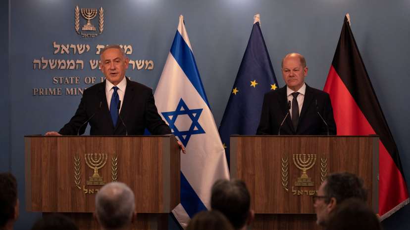 German Chancellor Scholz visits Jerusalem