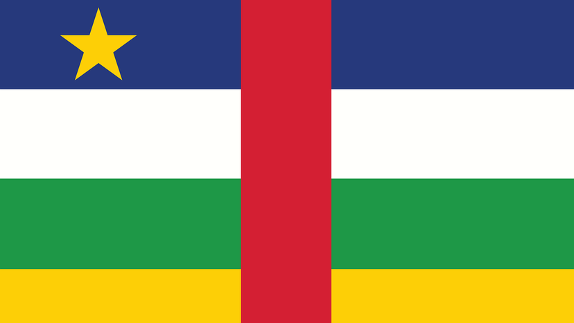 Central African Republic Flag