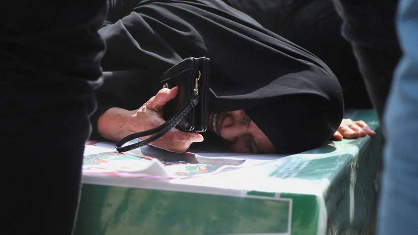 Funeral of the victims following an Israeli strike on a school in Minab