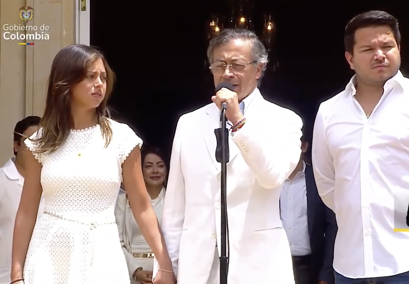 Gustavo Petro leaves the Casa de Nariño 