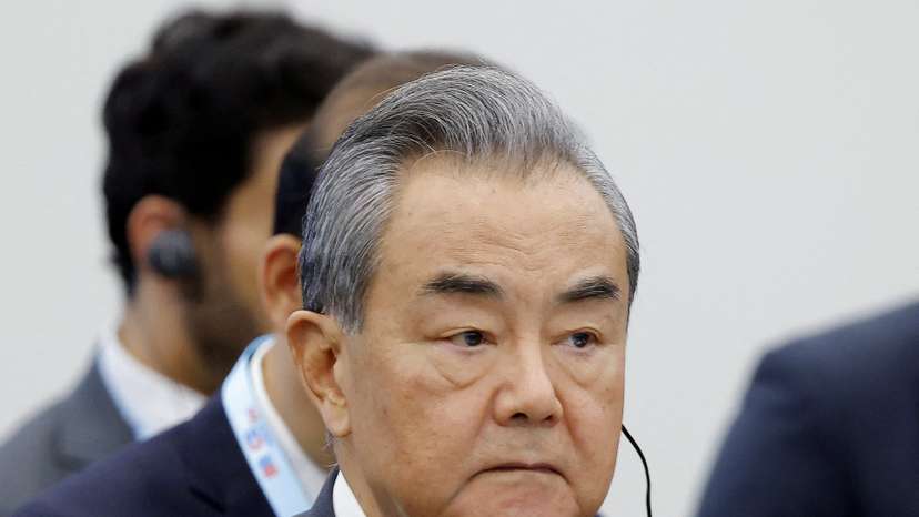 FILE PHOTO: China's Foreign Minister Wang Yi in Nizhny Novgorod, Russia