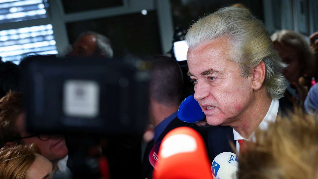 Dutch parliamentary elections, in The Hague