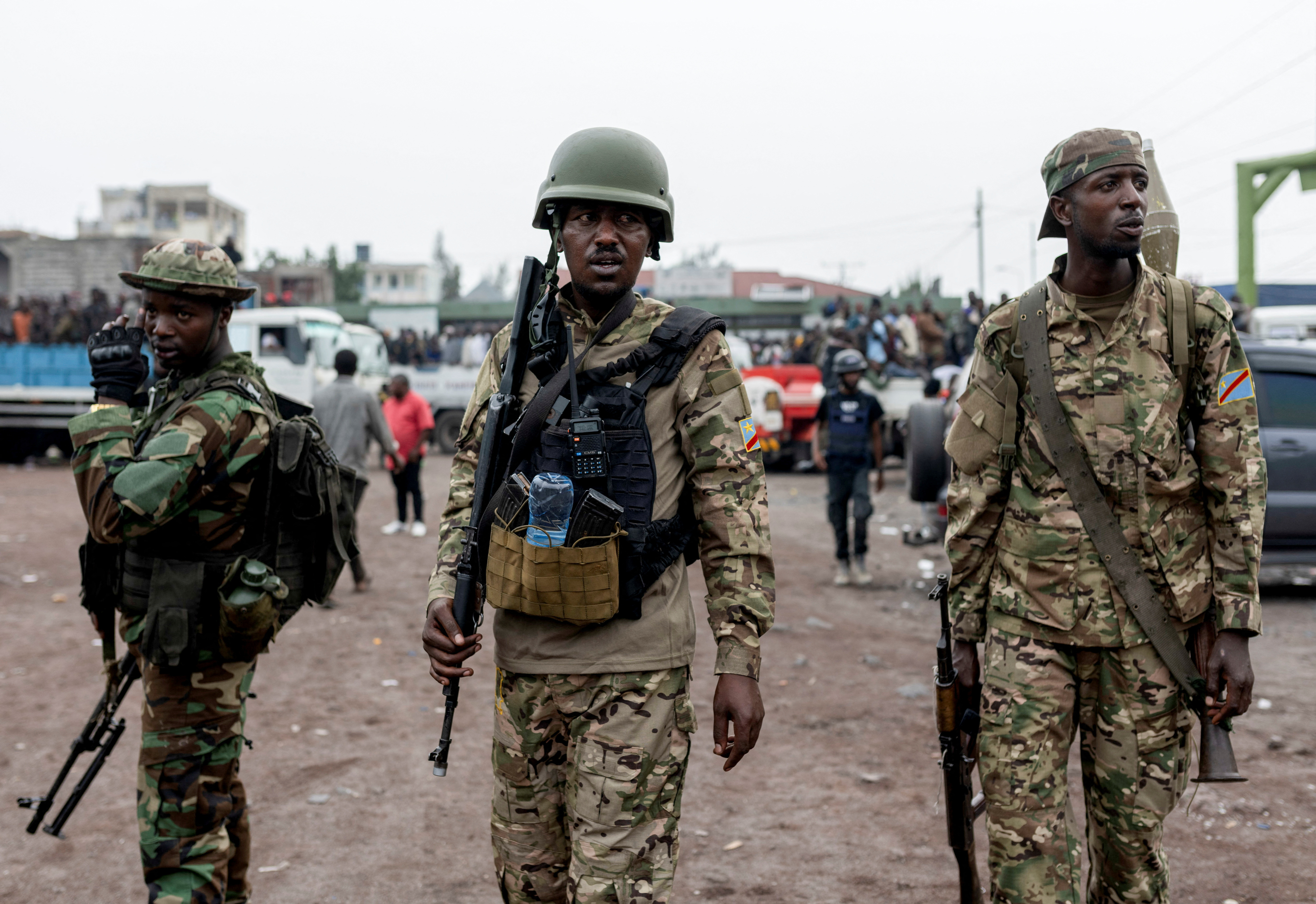 Members of the M23 rebel group in Goma
