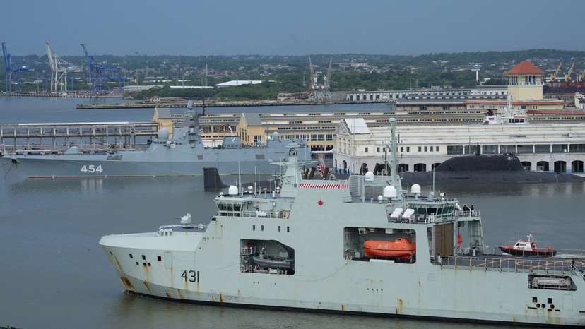 FILE PHOTO: Canadian navy patrol boat to join Russian warships in Havana harbor