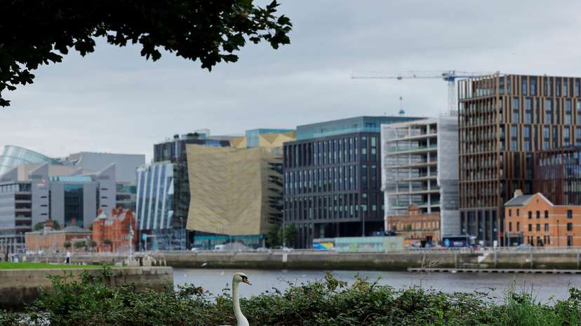 FILE PHOTO: Central Bank of Ireland, in Dublin