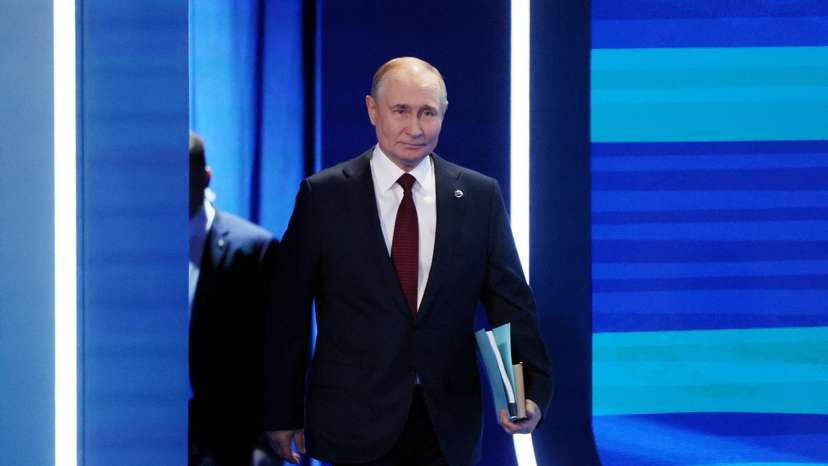 Russian President Putin attends Valdai forum in Sochi