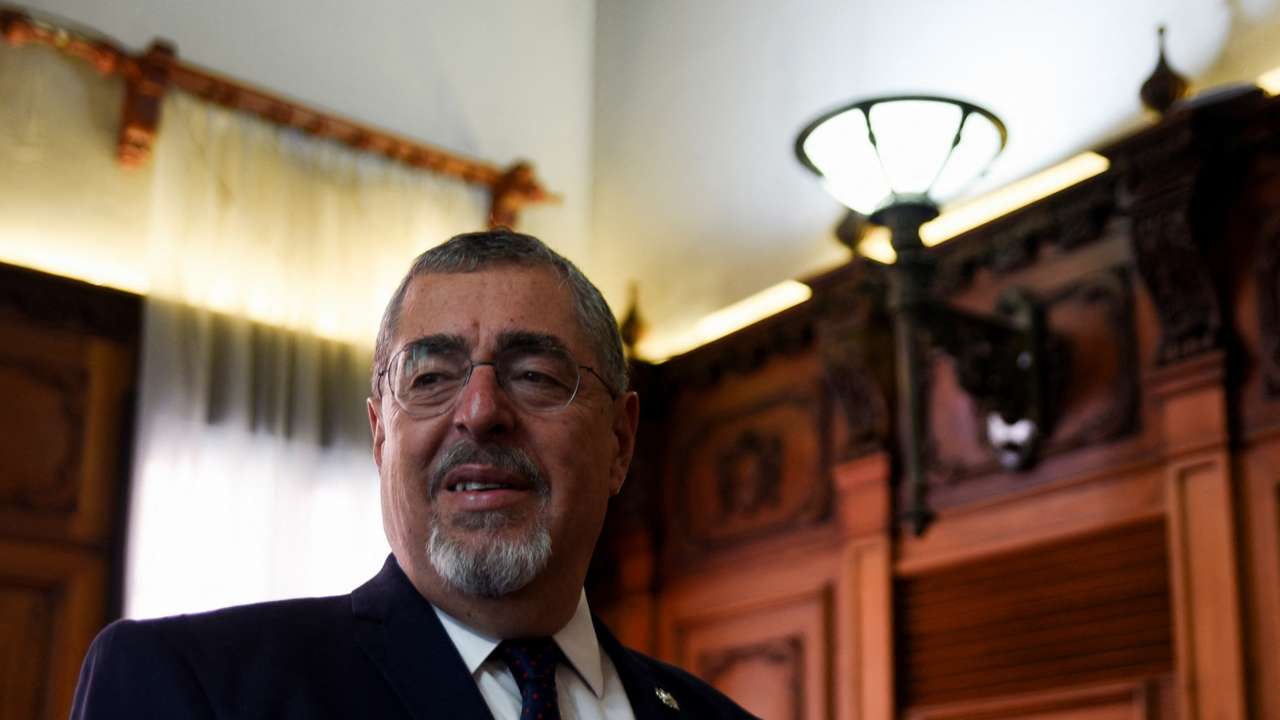 Interview with Guatemala's President Arevalo at the National Palace of Culture, in Guatemala City