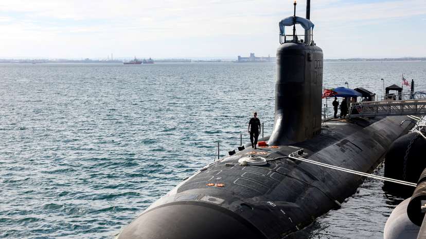 USS Minnesota at the HMAS Stirling in Rockingham