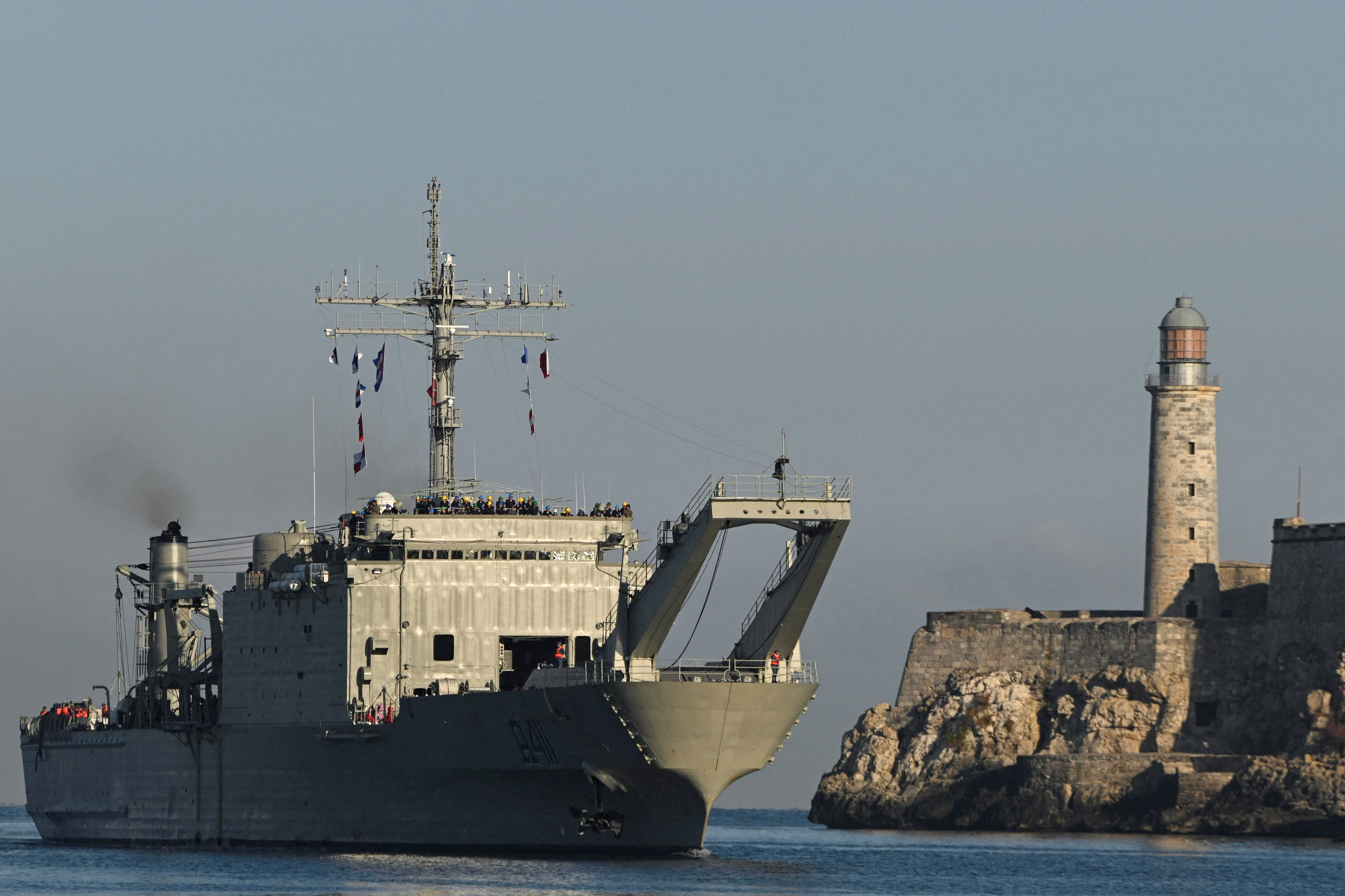 Cuba sees two humanitarian aid ships from Mexico entering Havana bay