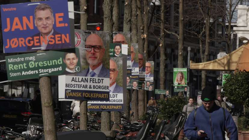 Election posters in Copenhagen