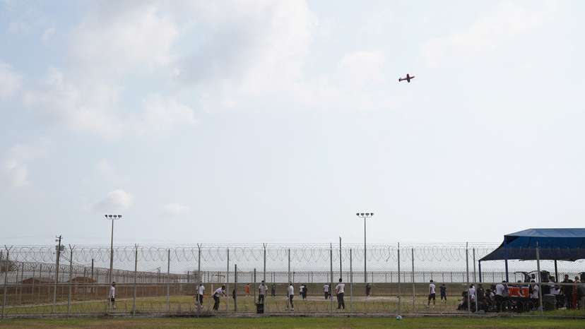 FILE PHOTO: Media tour of the Port Isabel Detention Center in Los Fresnos