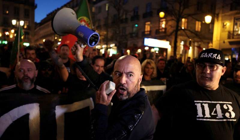 FILE PHOTO: Far right movement protest in Lisbon