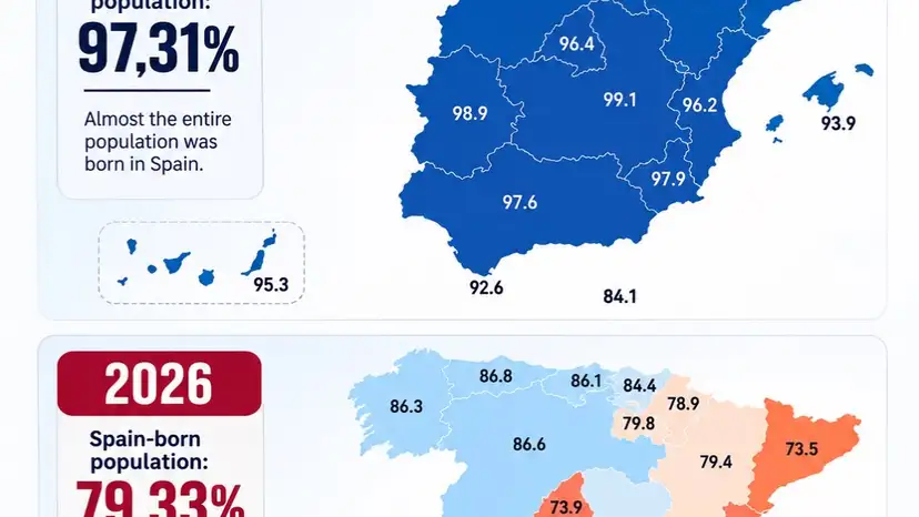 Spain’s foreign-born population passes 10 million after three decades of migration