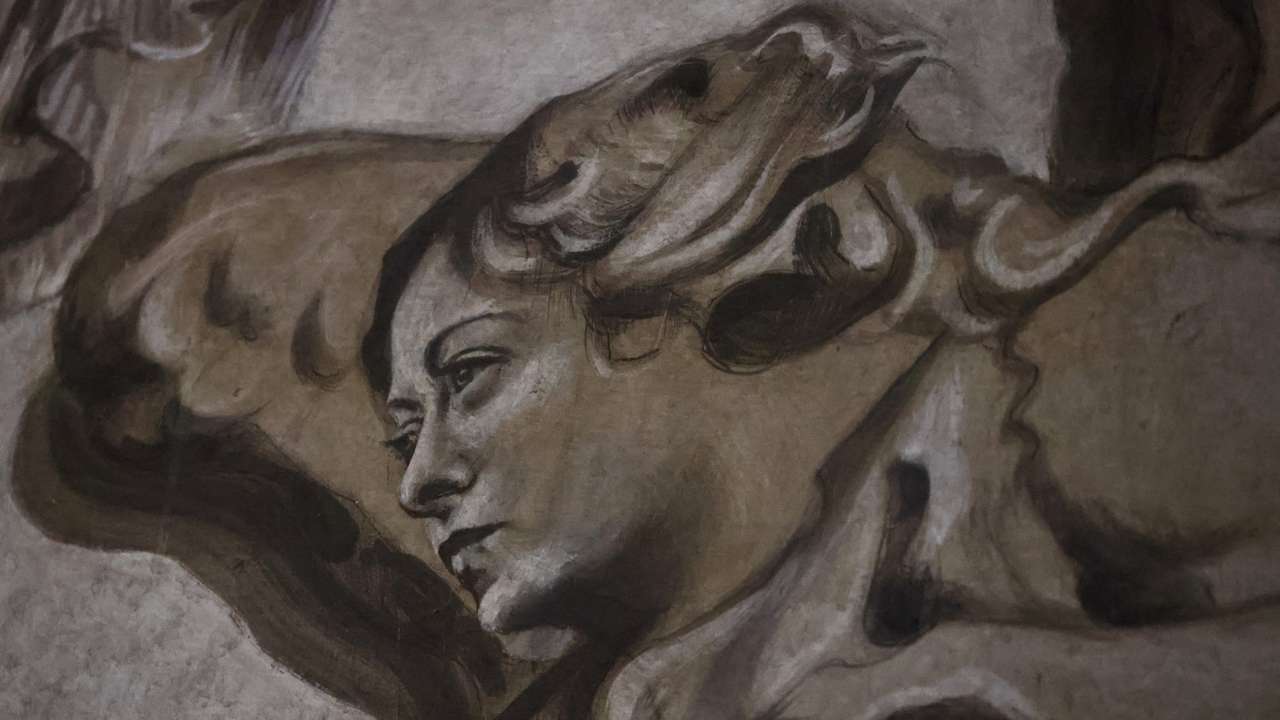Italy investigates church painting of angel restored to look like Meloni