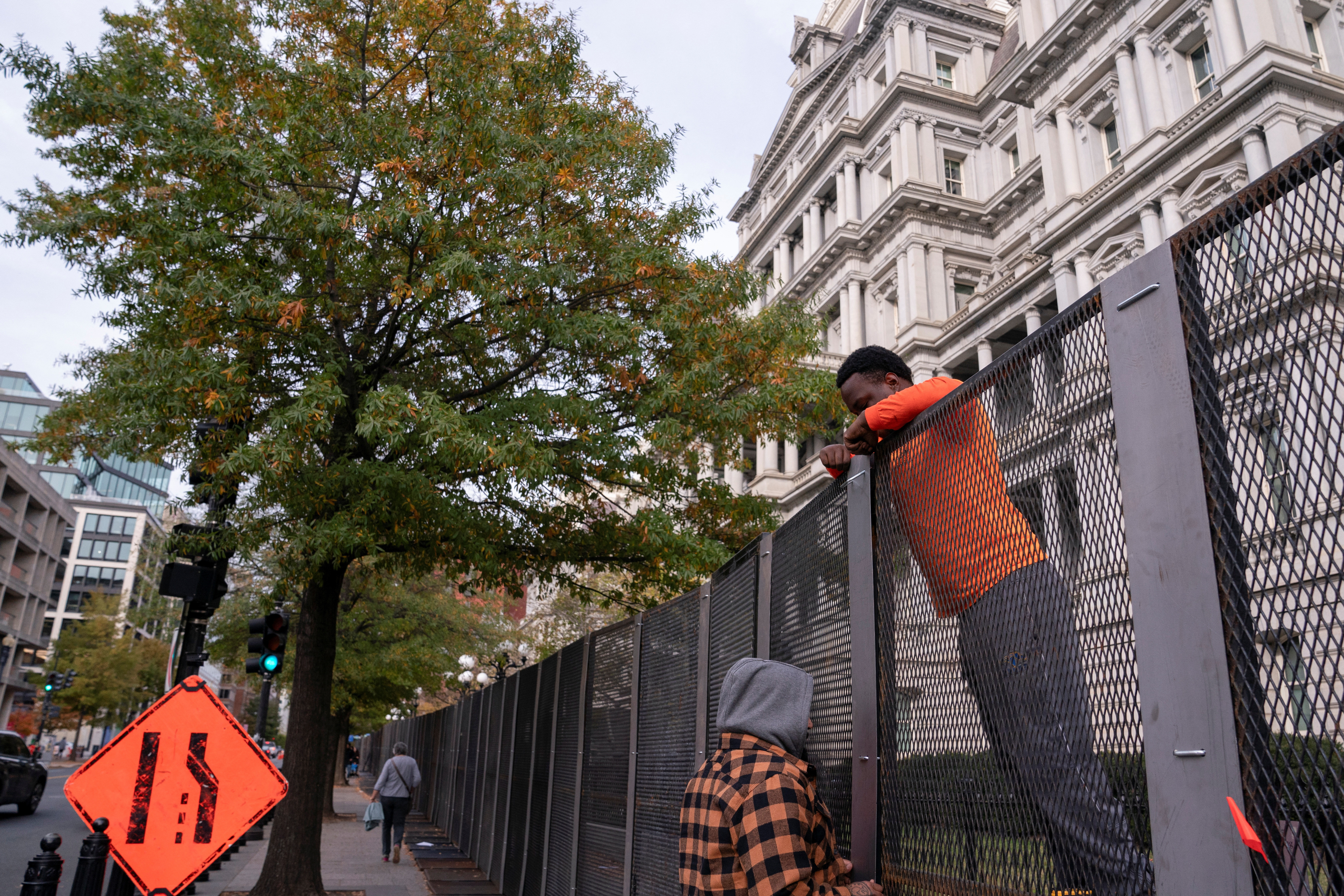 Preparations ahead of U.S. presidential election, in Washington