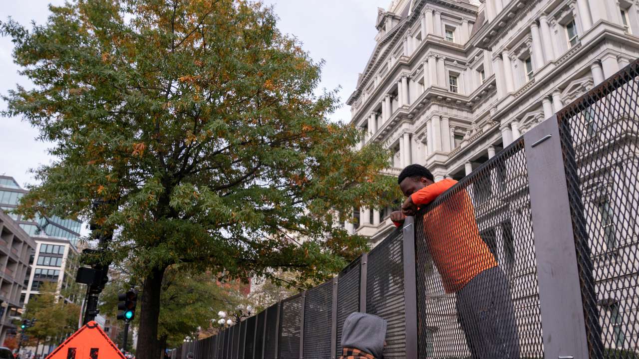Preparations ahead of U.S. presidential election, in Washington