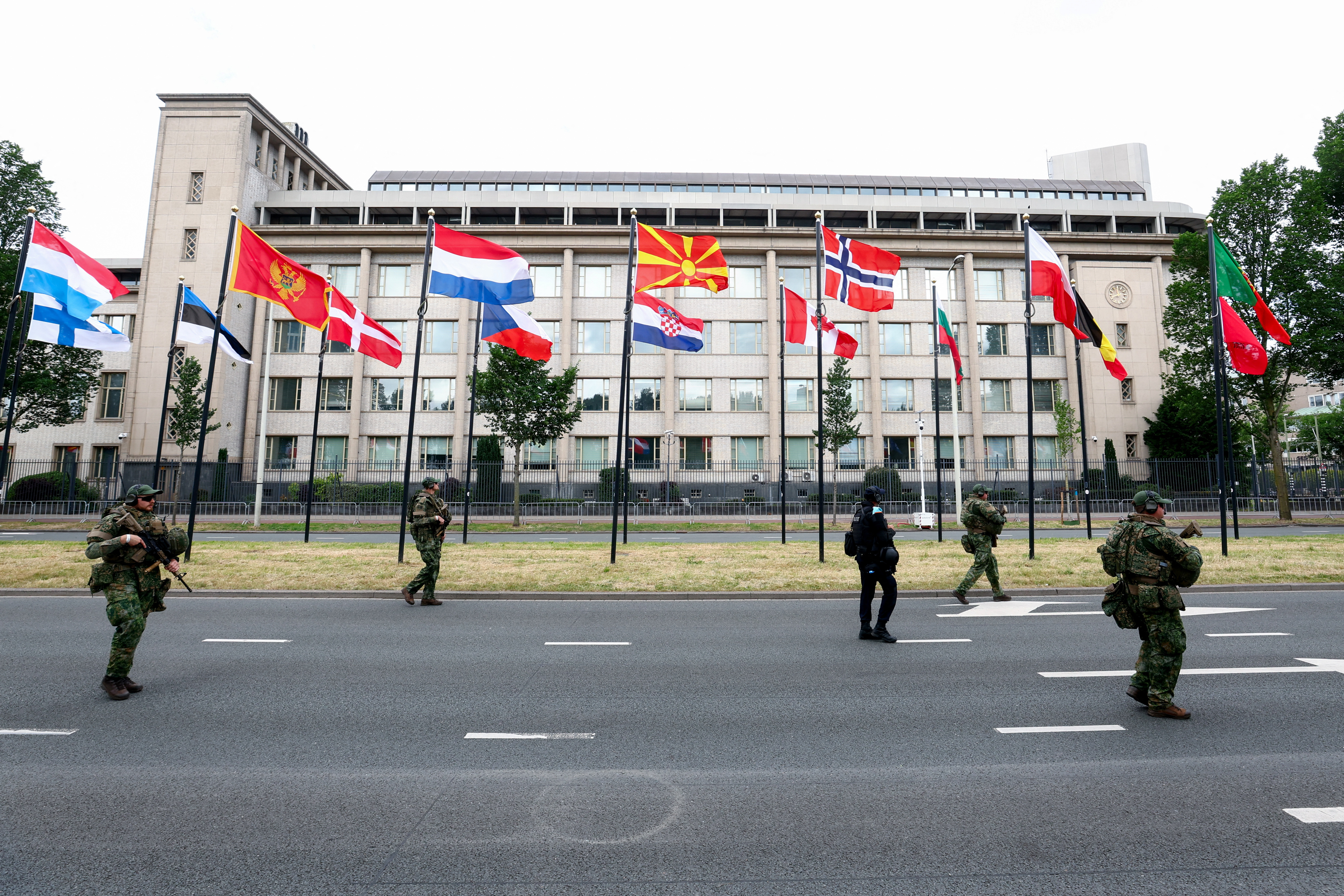 Preparations ahead of NATO summit in The Hague