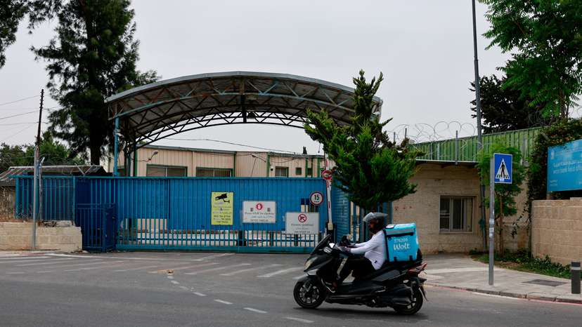 FILE PHOTO: Aftermath of a fire at UNRWA headquarters, in Jerusalem