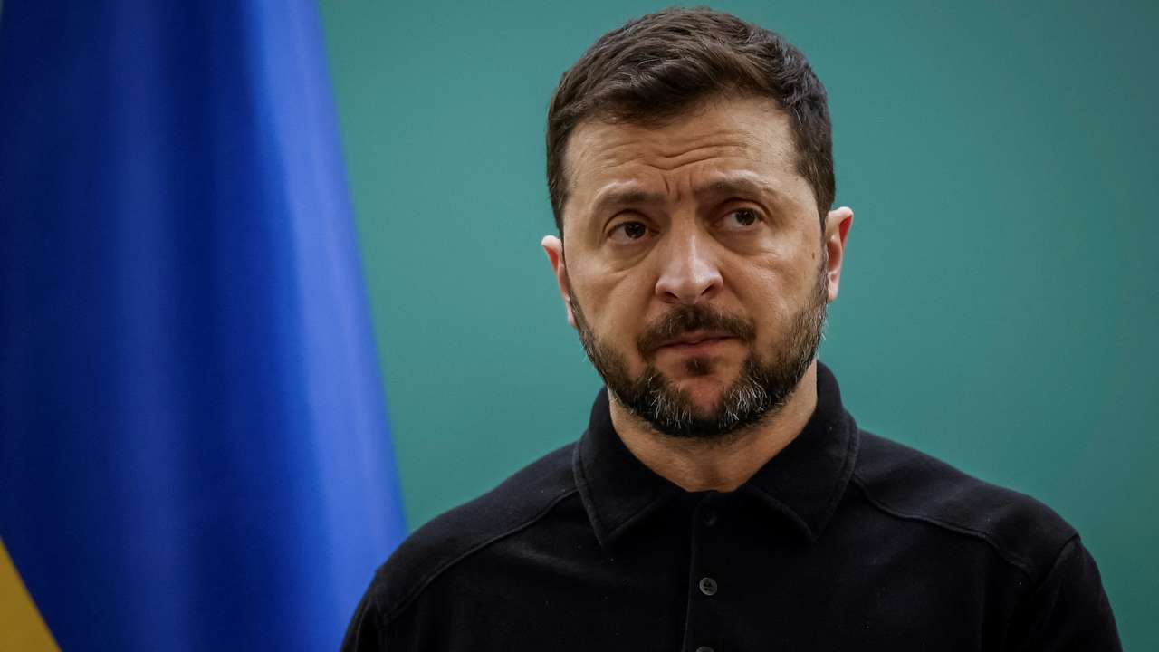 FILE PHOTO: Ukrainian President Zelenskiy shares iftar with Ukrainian Muslim soldiers in Kyiv