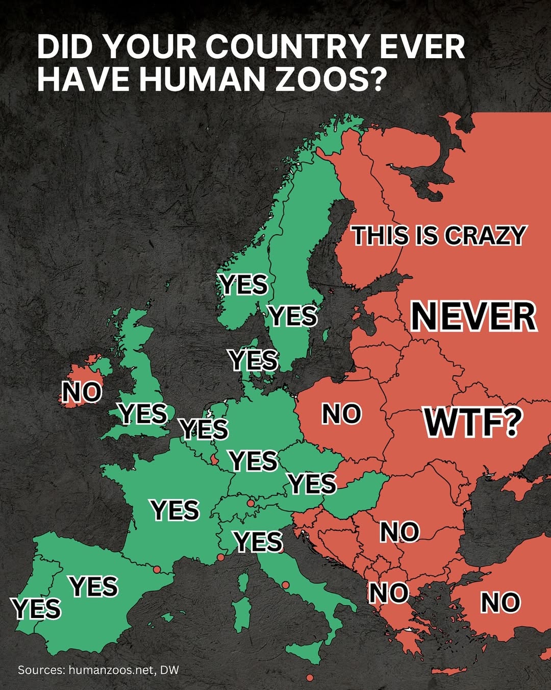 Yes — “human zoos” were once real.From the late 19th century to the early 20th, several European