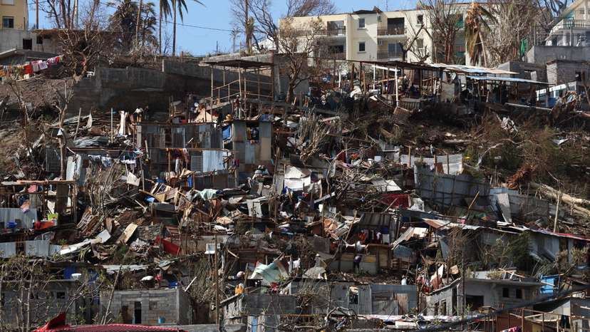 Aftermath of Cyclone Chido in Mayotte