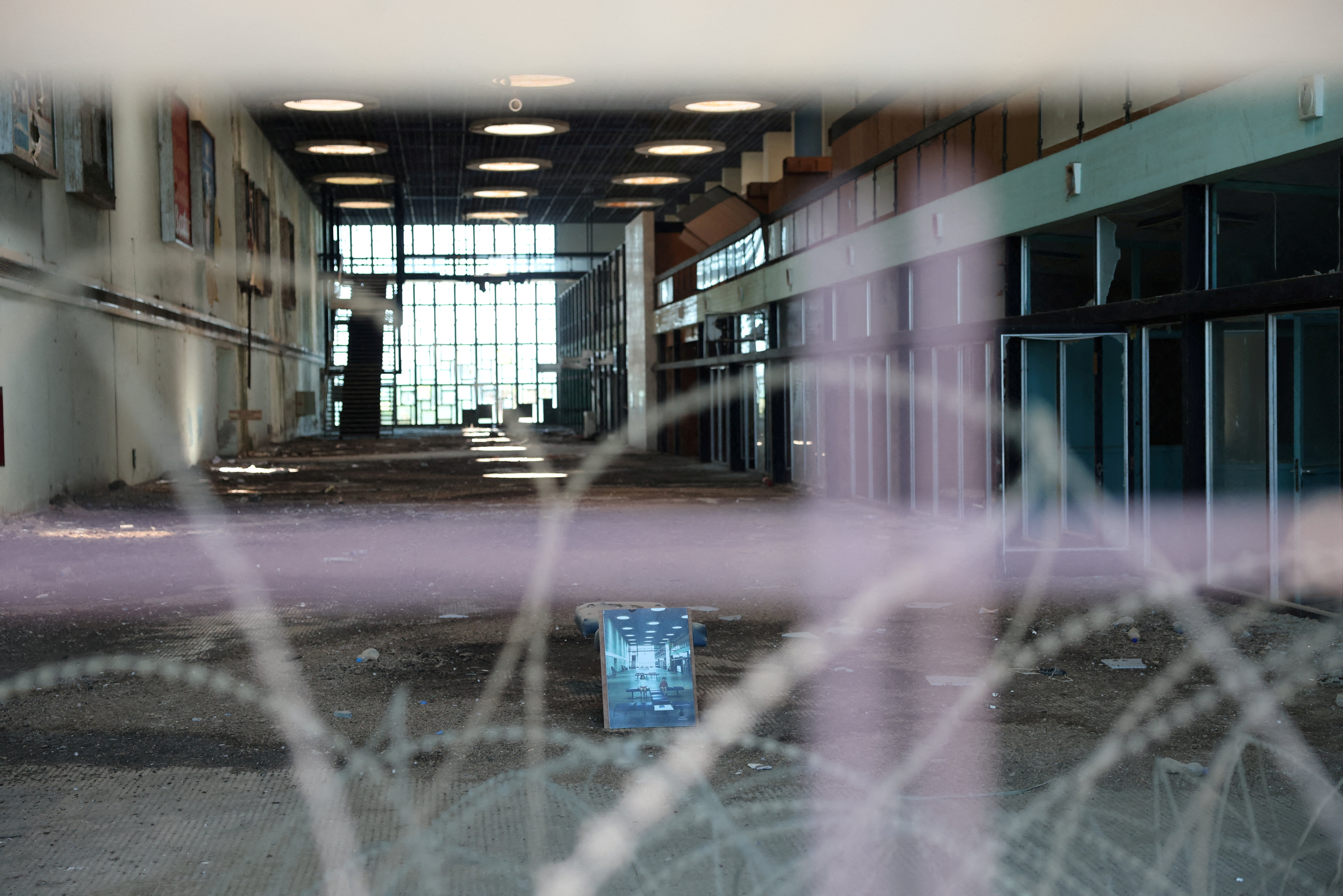 FILE PHOTO: A view of the interior of the abandoned Nicosia International Airport at the UN-controlled buffer zone in Nicosia