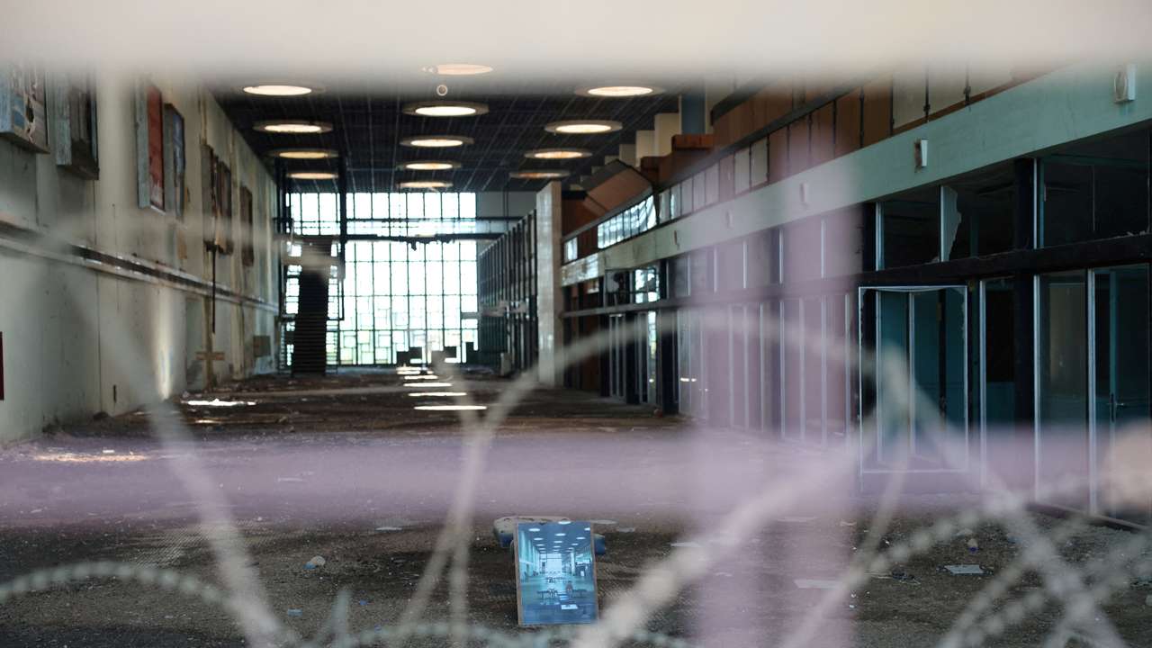FILE PHOTO: A view of the interior of the abandoned Nicosia International Airport at the UN-controlled buffer zone in Nicosia