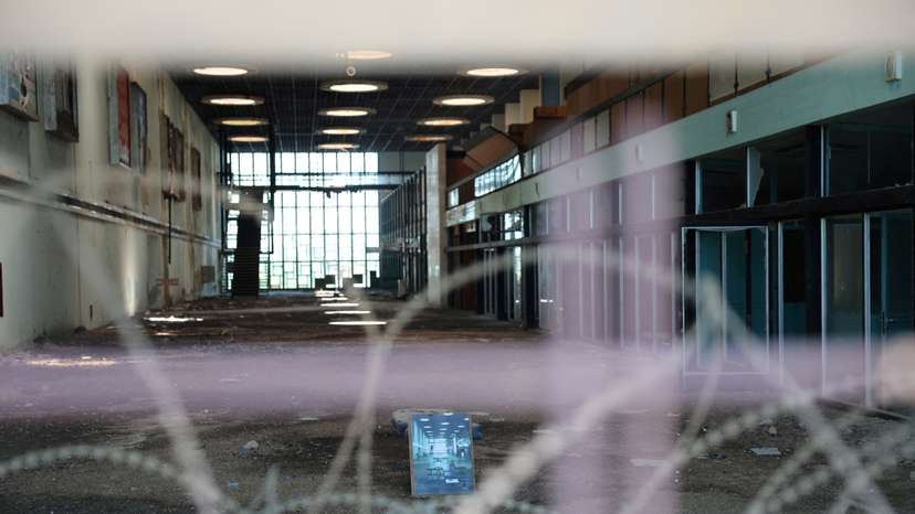 FILE PHOTO: A view of the interior of the abandoned Nicosia International Airport at the UN-controlled buffer zone in Nicosia