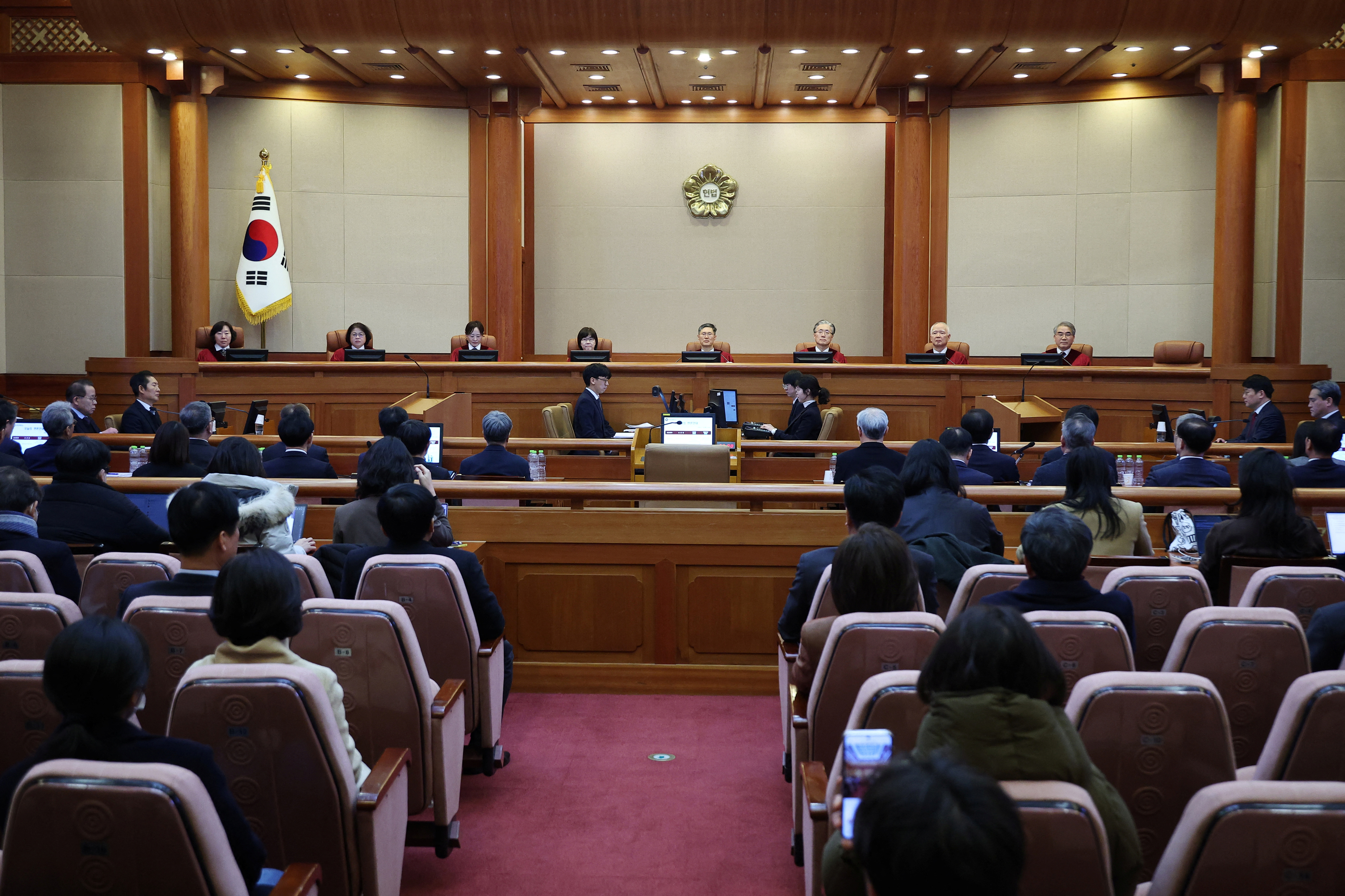 Impeached President Yoon Suk Yeol's impeachment trial at the Constitutional Court