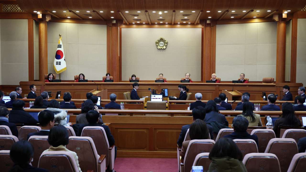Impeached President Yoon Suk Yeol's impeachment trial at the Constitutional Court