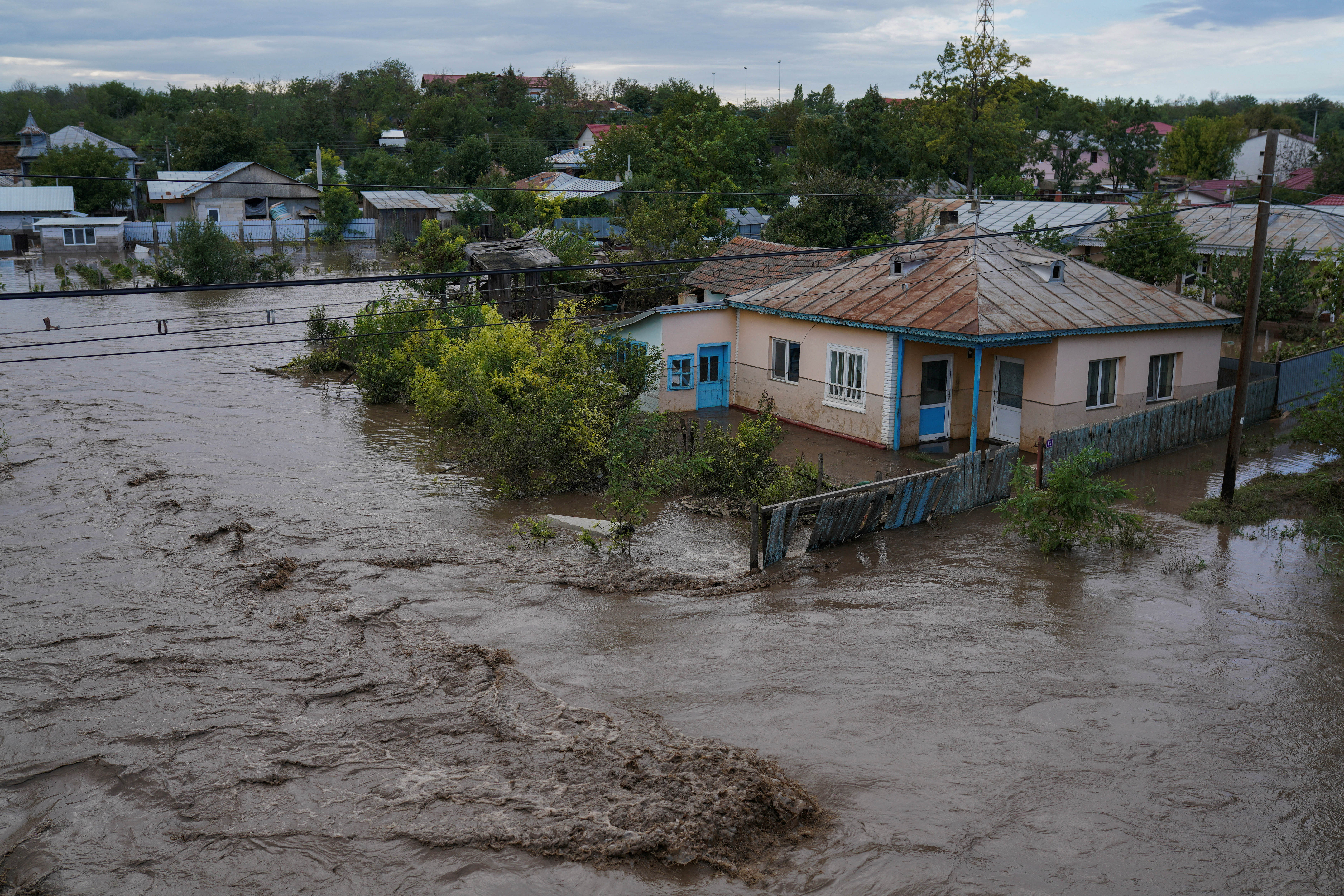 Floods hit Galati county in Romania