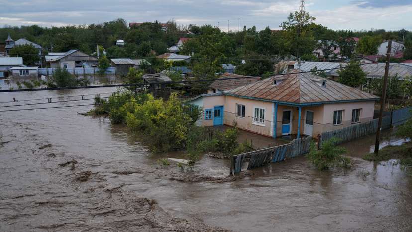 Floods hit Galati county in Romania