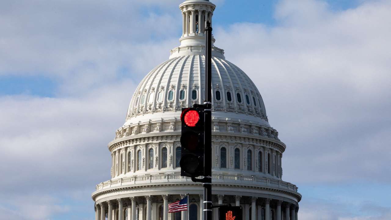 FILE PHOTO: The U.S Capitol is seen on Capitol Hill in Washington